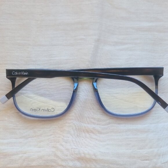 NEW AUTHENTIC CALVIN KLEIN GLASSES MODEL CK 5973, 54-19-145 , COLOR TORT-BLUE - Picture 3 of 3